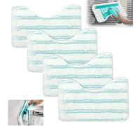 Leifheit - Juego de 4 fundas de repuesto para limpiador de baño, 20 x 12,5 cm, funda de repuesto para limpiador de baño, limpiador de suelo para Leifheit, accesorio de repuesto, fuerte