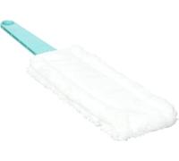 Leifheit Limpia Radiador Floretta, Verde/Blanco, Único | Atrapa polvo entre placas estrechas, funda con cremallera, lavable 50 veces a 40°C, reutilizable, con colgador