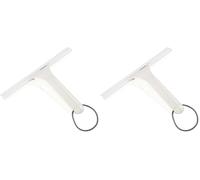 Leifheit Limpiacristales para cabinas de Ducha Cabino, rasqueta limpiacristales extraligera para un fácil manejo, Limpia mamparas y Azulejos, 24 cm (Paquete de 2)