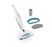 Leifheit Mopa a vapor CleanTenso contra bacterias y gérmenes, limpiador de vapor de calentamiento rápido, limpiasuelos con regulación gradual