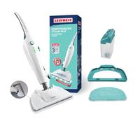 Leifheit Limpiador de Vapor CleanTenso Power, Mopa a Vapor 680 ml | 6 boquillas Power Steam, remueve 99,99 % de virus y bacterias, 50 min de autonomía, listo en 30 s, para suelos y alfombras