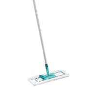 Leifheit Mopa Profi XL Micro Duo, 42 cm y Manejo con Pie | Funda de 2 microfibras, giro 360°, palo de aluminio abatible, lavable a 60 °C hasta 400 veces, ideal grandes superficies