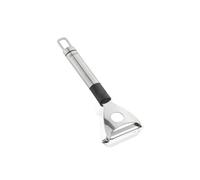 Leifheit Pelador de Verduras en Y con precisa Cuchilla de Acero Inoxidable, Elegante pelapatatas de Acero Fino Combinado con plástico Negro, pelador con empuñadura Ovalada para un cómodo manejo.