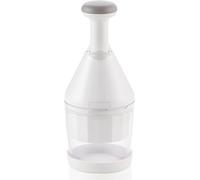 Leifheit Picadora Comfort & Clean para picar alimentos fácilmente, máquina picadora con rotación automática, picadora de verduras de diseño práctico