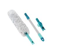 Leifheit Plumero SUPERDUSTER XL Pro Reach, 360° Microfibra | Palo Click-System de 43 cm, articulación 180°, funda lavable 50 veces a 40 °C, atrapa polvo, pelo y alérgenos