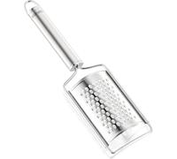 Leifheit Rallador de nuez moscada con mango, rallador de cocina de acero inoxidable de primera calidad, rallador parmesano con acabado en brillo y mate