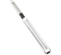 Leifheit Rallador fino MicroCut con superficie afilada y duradera para cortar queso, rallador de cocina de acero inoxidable, rallador nuez moscada con mango