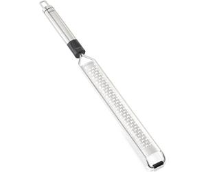 Leifheit Rallador grueso MicroCut con superficie afilada y duradera para cortar queso, rallador de cocina de acero inoxidable, rallador de queso con mango