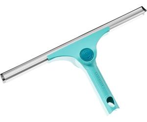 Leifheit Rasqueta Limpiacristales 2 en 1 XL, 40 cm Pro Reach | Sistema Click compatible con palos Leifheit, ángulo ajustable, borde antigoteo, silicona intercambiable, sin marcas
