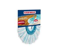 Leifheit Clean Twist Disc - Cabezal de recambio para mopa, turquesa, 44.5 x 35 x 27 cm, pack de 2 cabezales