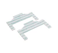 Leifheit Set de 2 bayetas de recambio para aspiradora Regulus Aqua PowerVac Pro, paños limpia-rincones para todo tipo de suelos lisos, microfibra, lavable a 60ºC