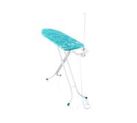 Leifheit Tabla de Planchar Air Board M Compact Plus Thermo-Reflect | Superficie 120 x 38 cm, ultraligera, altura regulable hasta 98 cm, soporte para plancha, enchufe y sujetacable