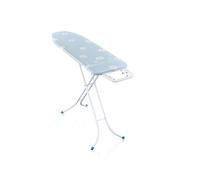Leifheit Tabla de Planchar Classic M Basic, Plegable 120 x 38 cm | Superficie de metal expandido con protección anticorrosión, altura regulable 69-88 cm, soporte fijo para plancha