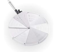 Leifheit Protección Tapa Anti Salpicaduras Plegable 1003090, Negro, Acero Inoxidable, Único