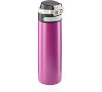 Leifheit Taza Termo Flip 600 ml, Apertura 1 Mano, Purple