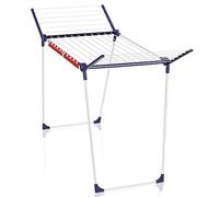 Leifheit Tendedero con Alas Pegasus 180 Solid, Tendedero de Ropa Plegable con Alas para Prendas Largas, Estable Tendedero Exterior e Interior