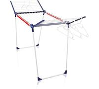 Leifheit Tendedero con alas Pegasus 200 Solid Comfort, tendedero de ropa plegable con múltiples accesorios, tendedero exterior e interior [Amazon Exclusive]