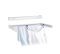 Leifheit Tendedero de pared Telegant 30 Protect, compacto tendal exterior e interior, tenderete extensible con 5 varillas y 3 metros de longitud