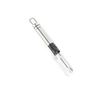 Leifheit Pelador de patatas Serie ProLine – Acero inoxidable, empuñadura ovalada, plateado/negro