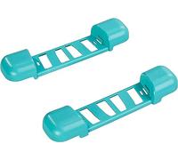 Leifheit Set de ruedas para cubo de fregona rotatoria Clean Twist Ergo, ruedas para fregona giratoria, conjunto de cuatro ruedas giratorias 360º para set de limpieza