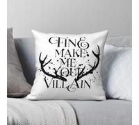 Leigh Bardugo - Funda de almohada cuadrada de poliéster y lino, terciopelo, funda de almohada decorativa creativa para el hogar, 45,7 cm