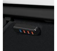 Leikaendi Guantera USB Hub para Tesla Model Y 2021-2024 Model 3 2021-2023, 4 en 1 Multiport Guantera Caja Docking Station Accesorios para Dash CAM Flash Drive Cargador Transferencia de Datos Juegos