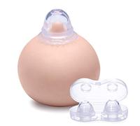 Leikance Corrector de pezón de silicona, aspirador de lactancia materna sin dolor, extractor de pezón, 2 unidades