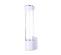 Leikance Soporte para vasos de papel desechable, dispensador de vasos de papel antipolvo automático, soporte divisor de vasos de agua