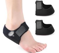 Leikedun 2 pcs de Protector Talon Taloneras Silicona, Ajustables Taloneras Fascitis Plantar para Tendinitis de Aquiles, Espolón óseo, Dolor de Pies, Aliviar el Dolor de Talón(34-40)
