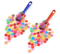 Leikedun Kit de Bingo Magnético, 2 Bastones Magnéticos y 200 Fichas Lotería (ø 19 mm), Juguetes Educativos Apto para Niños y Adultos, Familias, Grupos y Actividades