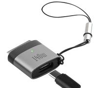 Leikurvo Adaptador magnético USB C a 3 de 140 W, Adaptador magnético USB C, Carga rápida para MacBook Pro M1 2021/M2 (2023,14"/16"), MacBook Air M2 (13''/15"), M3 Air (13''/15")/M3 Pro (2024,14