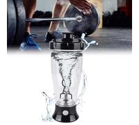 Leikurvo Botella de proteína eléctrica, taza autoagitable, 350 ml, mezclador eléctrico, botella de agua, coctelera para cremoso, proteínas, cacao, café, batidos, leche