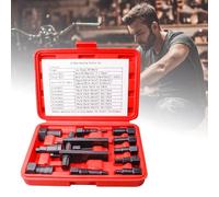 Leikurvo Juego de 10 extractores de rodamientos interiores de motocicleta de 8 a 25 mm, extractor de rodamientos de rueda ajustable, extractor de rodamientos de bolas con maletín de almacenamiento