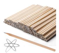 Leikurvo Juego de 200 Lápices HB, Madera Natural, 17,7 x 0,7 cm, Lápices de Grafito, para Estudiantes, Escuela, Hogar, Oficina