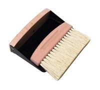 Leikurvo Juego de escoba y recogedor de mesa, juego de escoba y escoba, mini recogedor y escoba de mano, escoba de mano con recogedor, mini escoba de mesa, cepillo para migas (color madera)
