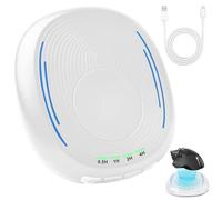 Leikurvo Mover Mouse Mover, Mouse Jiggler, Mouse Mover para la oficina en casa no detectable Plug & Play, ratón Jiggler, simular el movimiento del ratón (blanco)