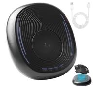 Leikurvo Mover Mouse Mover, Mouse Jiggler, Ratón Móvil, Negro, USB, 4 Botones, Compatible con Windows/macOS/Linux, 250g, 4 Horas de Duración de Batería