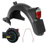Leikurvo Patinete eléctrico Guardabarros trasero con guardabarros trasero Soporte de metal: Guardabarros trasero trasero con luz trasera LED para Segway Ninebot Max G30 / G30LP / G30LE / G30LE II