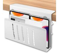 Leikurvo Soporte lateral de escritorio y pared, organizador de cajones y escritorio, soporte para ordenador portátil y PC