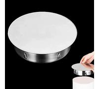 Leikurvo - Tapa para chimenea: ø150 mm, cubierta de acero inoxidable para tubo de chimenea, tapa de tubo, cubierta de tubo de humo, cápsula para tubo de estufa, tapa de alimentación de pared, tapa de