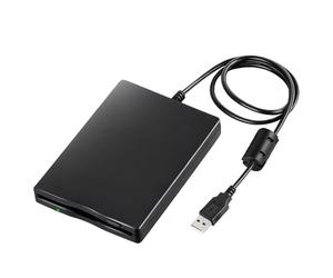 Leikurvo Unidad de disquete externa USB portátil FDD 1,44 MB 3,5 pulgadas, Slimline Floppy Disk Drive Lector de Tarjetas Externa Accesorios de Computación Extraíble Externo Compatible con PC y MAC
