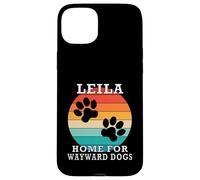 Leila Home For Wayward Dogs Apellido Carcasa para iPhone 15 Plus