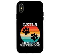 Leila Home For Wayward Dogs Apellido Carcasa para iPhone X/XS