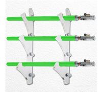 LEILIN Soporte de pared acrílico Katana para pared para exhibición de pared, soporte de pared para espadas (transparente, 3 capas)