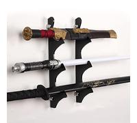 LEILIN Soporte Espada de Tres Capas en Acrílico Katana Pared Soporte de Espada Laser Incluye Tornillos y Tubos de Expansión Resistente y Práctico para Exhibición de Espadas y Sables