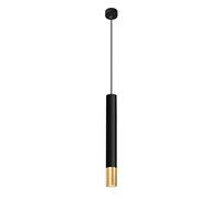 LEILIUDD Lámpara de suspensión cilíndrica de tubo largo, lámpara de araña LED moderna, lámpara de araña de tubo largo de aluminio, mini linternas de tubo de metal, lámpara colgante de techo, 8 x 50 cm