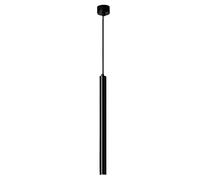 LEILIUDD Modernas linternas LED de metal, mini tubo, color negro, lámpara colgante de una sola cabeza, lámpara de aluminio de tubo largo, lámpara de techo para dormitorio, lámpara de techo, bar