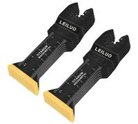 LEILUO - 10 piezas de cuchillas oscilantes de titanio extra largas de 70 mm, accesorios universales para multiherramientas para clavos de madera. Compatibles con DeWalt, Makita, Ryobi y más