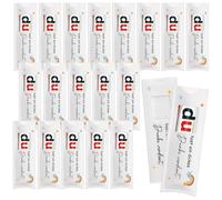 LEIMEND 20 Stück Dankeschön Geschenke Filz Geschenk ohne Schokolade Hülle Filz Geschenkverpackung Du hast ein dicke Danke verdient Weiß Filzhüllen für Mitarbeiter Kollegen Freunde Familie