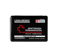 Leina 10007 Motor vehículo Kit de Primeros Auxilios estándar, Negro/Blanco/Rojo